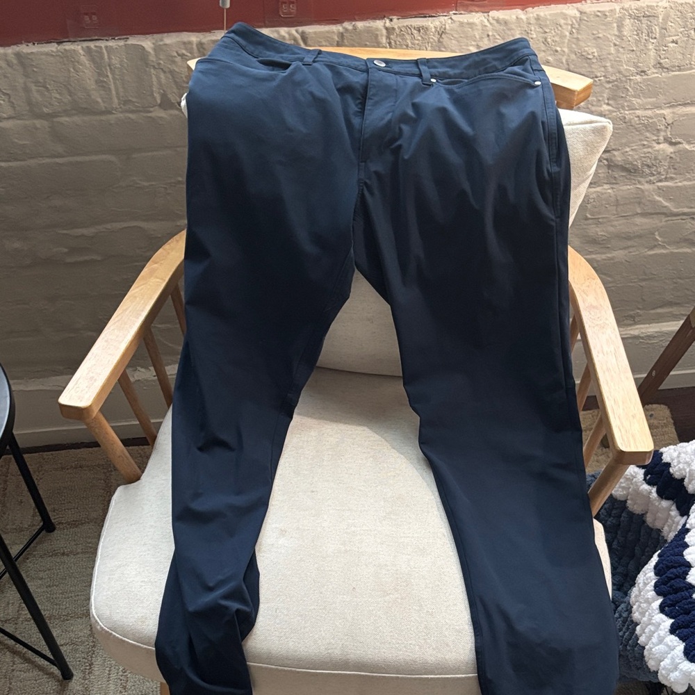 lululemon athletica Men's Dark Blue Chinos